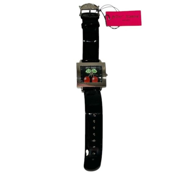 Betsey Johnson Y2K VINTAGE Rhinestone Cherry Watch NWT - Picture 3 of 9